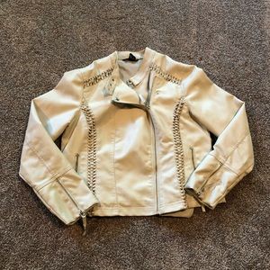 Tan Baccini Leather Jacket